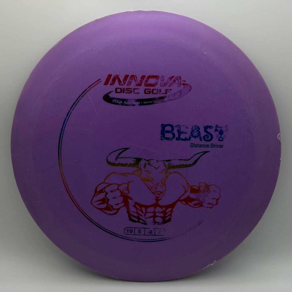 Innova DX Beast purple front with Beast stamp