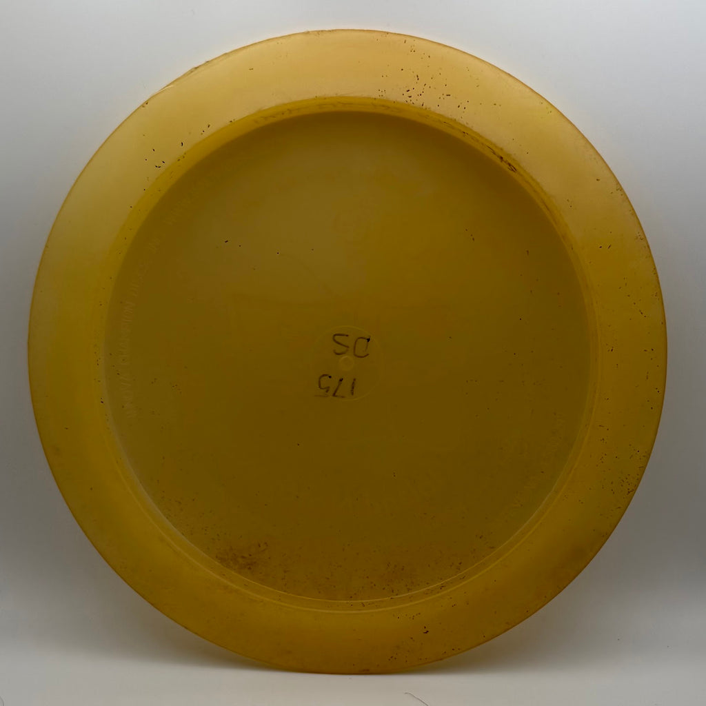 Innova Champion Destroyer yellow back showing 175g previous owner mark