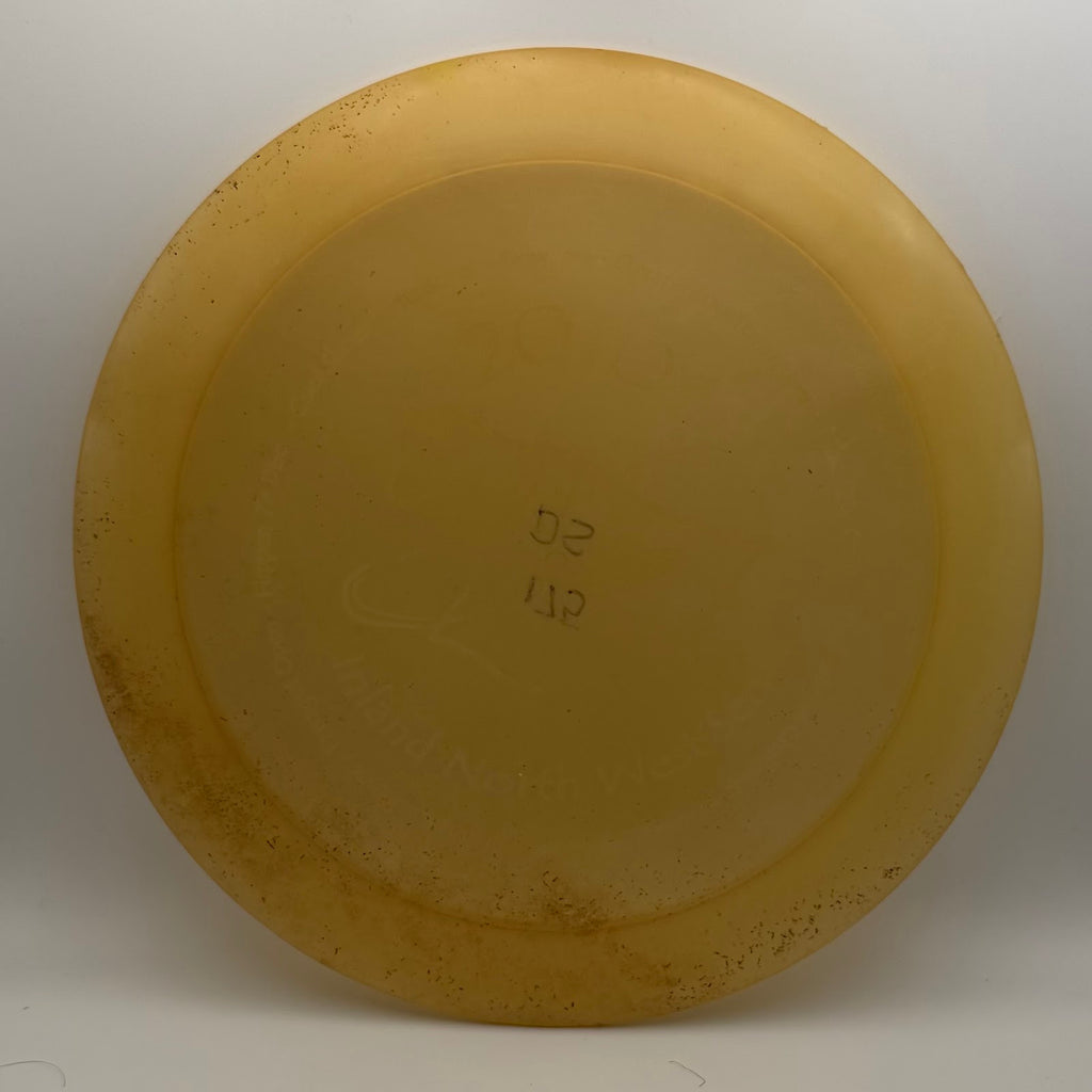 Innova Champion Destroyer yellow 2010 Inland Northwest Series tournament stamp front