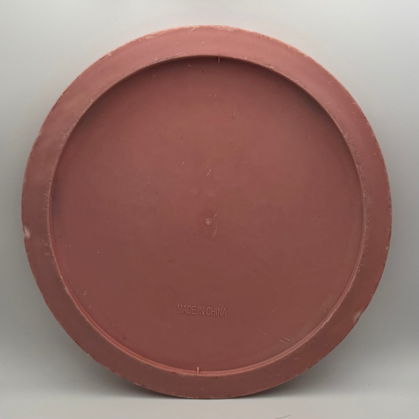 Generic Frisbee salmon pink back