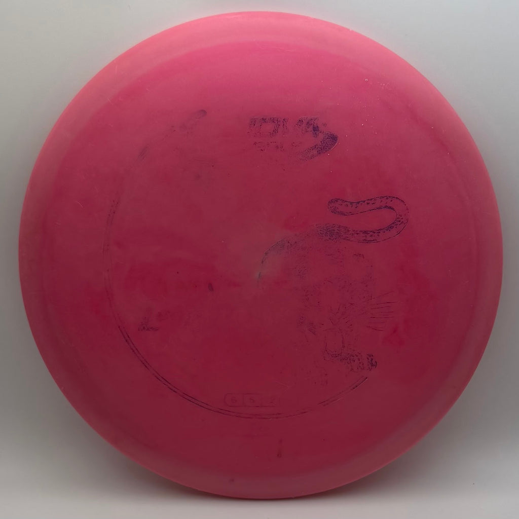 Innova Champion Leopard pink coral front with faded leopard stamp